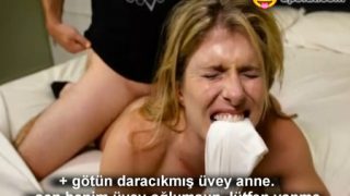 Uyurken Okşayıp Götten Bandırdığı Üvey Annesini Titretti